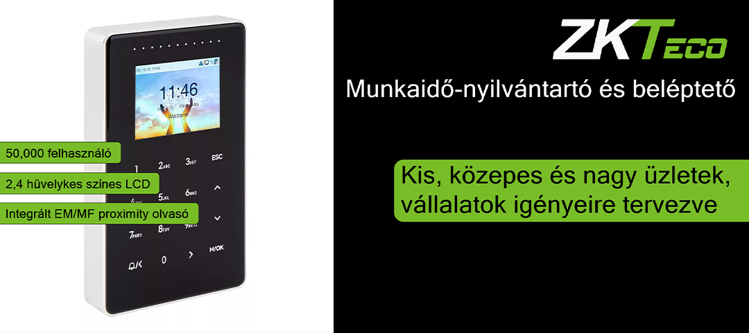 SC800 Munkaidő terminál
