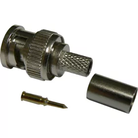 BNC csatlakozó krimpelhető 75 Ohm RG-59