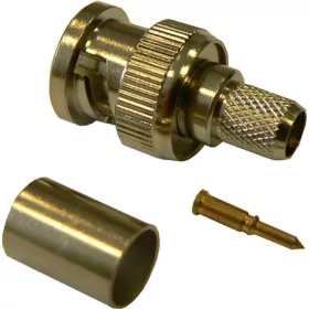 BNC csatlakozó krimpelhető 75 Ohm RG-6