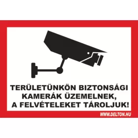 Kamerás figyelmeztető tábla (1)