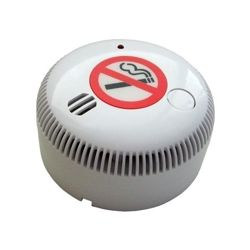 Cigarettafüst érzékelő, önállós működés, hang- és fényjelzés, elemes, 9 VDC.