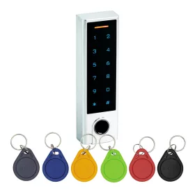   Control érintőgombos kültéri, rádiós, ujjlenyomatolvasós RFID kódzár (KIT-CON-RF)