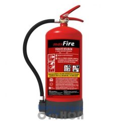   6 literes VÍZKÖDDEL oltó tűzoltó készülék - MaxFire 13A 25F oltási teljesítmény 