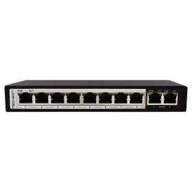 Techson TCS AMHP8 2MU 10 portos Hi PoE switch