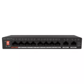 Techson TCSL AMP08 2GU 10 portos PoE switch