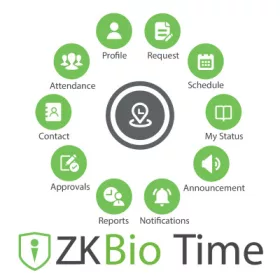   ZKBio Time Basic licence 2 terminál, maximum 100 felhasználó részére