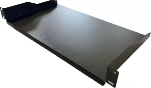 TechSon tálca 19"-os rackszekrényhez, teli, 1U magas, 250 mm mély