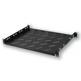   TechSon tálca, 1U magas, perforált, 500 mm mély, elől-hátul rögzíthető, rackszekrénybe