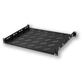   Techson tálca 1U magas perforált, 350 mm mély, 60 kg teherbírás, rackszekrénybe