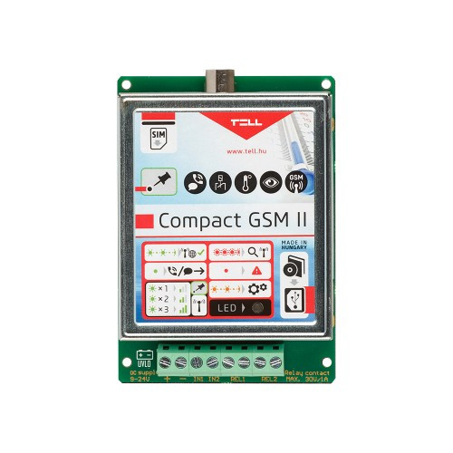 TELL Compact-GSM-II Compact GSM II GSM kommunikátor, KA0190